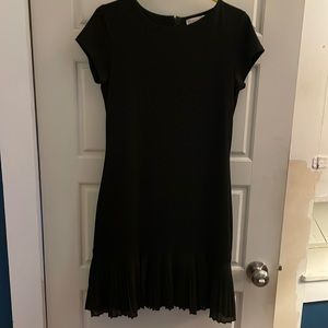 Michael kors cap sleeve midi ruffle dress